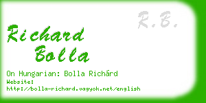 richard bolla business card